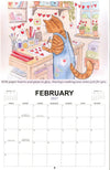 2027 Calendar Stanley The Farm Cat