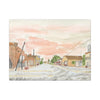 Oak St Maxwell Calif,  Canvas Print, Home Decor, Wall Art, Floral Art,