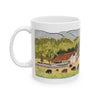 , Coffee Mug -Colusa County Foothills Barn -  Ceramic Mug 11oz