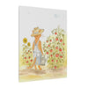 Stanley The Garden Cat Canvas Print — Cute Watercolor Tabby Gardener Art