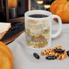 Autumn Farmhouse Ceramic Mug – Give Thanks Pumpkin Harvest (11oz/15oz)