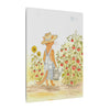 Stanley The Garden Cat Canvas Print — Cute Watercolor Tabby Gardener Art