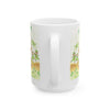 Stanley The Farm Cat Wishes you Happy St Patrick's Day — Cute Art Desk Coffee Cup (11oz/15oz)