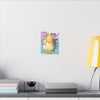 Playful Peekaboo Frog Canvas Print — Whimsical Nursery Wall Art