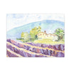 Hills of Provence Canvas Print, Home Decor, Wall Art, Gift, Floral Art
