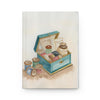 Journal - Antique Sewing Box  Hardcover Journal Matte Finish