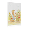 Stanley The Garden Cat Canvas Print — Cute Watercolor Tabby Gardener Art
