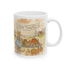 Autumn Farmhouse Ceramic Mug – Give Thanks Pumpkin Harvest (11oz/15oz)