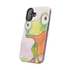 Cute Watercolor Frog Magnetic Impact-Resistant Phone Case
