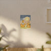 Autumn Moon Cat Canvas - Whimsical Pumpkin Patch Wall Art
