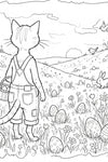 Stanley The Farm Cat Coloring Book