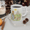 Dancing With May Flowers  Stanley The Farm Cat - 11 ozCoffee Cup