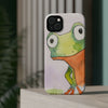 Cute Watercolor Frog Magnetic Impact-Resistant Phone Case