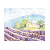 Hills of Provence Canvas Print, Home Decor, Wall Art, Gift, Floral Art