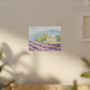 Hills of Provence Canvas Print, Home Decor, Wall Art, Gift, Floral Art