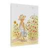 Stanley The Garden Cat Canvas Print — Cute Watercolor Tabby Gardener Art