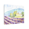 Hills of Provence Canvas Print, Home Decor, Wall Art, Gift, Floral Art