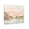 Oak St Maxwell Calif,  Canvas Print, Home Decor, Wall Art, Floral Art,