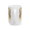 Market Day Ceramic Mug — Cute Anthropomorphic Animal Farmers' Market Illustration (11oz, 15oz)
