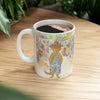 Market Day Ceramic Mug — Cute Anthropomorphic Animal Farmers' Market Illustration (11oz, 15oz)