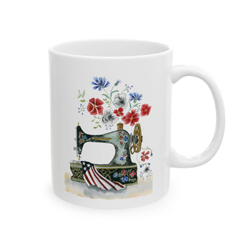 Coffee Mug - Sewing In America  Ceramic Mug 11oz