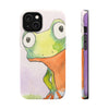 Cute Watercolor Frog Magnetic Impact-Resistant Phone Case