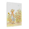 Stanley The Garden Cat Canvas Print — Cute Watercolor Tabby Gardener Art