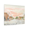 Oak St Maxwell Calif,  Canvas Print, Home Decor, Wall Art, Floral Art,