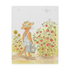 Stanley The Garden Cat Canvas Print — Cute Watercolor Tabby Gardener Art