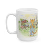 Copy of Stanley The Gardening Cat Ceramic Mug – Whimsical Sunflower & Tomato Farmhouse Coffee Cup