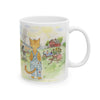 Copy of Stanley The Gardening Cat Ceramic Mug – Whimsical Sunflower & Tomato Farmhouse Coffee Cup