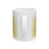 Stanley The Gardening Cat Ceramic Mug – Whimsical Sunflower & Tomato Farmhouse Coffee Cup