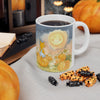 Autumn Night Stanley The Cat Pumpkin Ceramic Mug (11oz & 15oz)