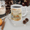 Autumn Farmhouse Ceramic Mug – Give Thanks Pumpkin Harvest (11oz/15oz)
