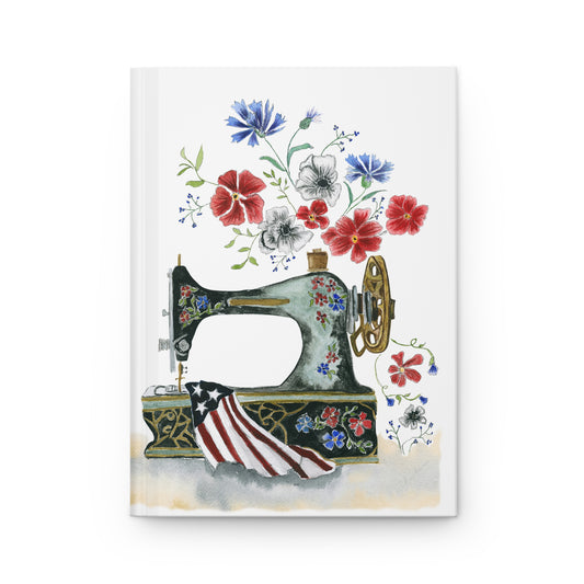 Journal -  Sewing In America Machine  Hardcover Journal Matte Finish