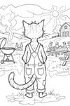 Stanley The Farm Cat Coloring Book