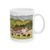 , Coffee Mug -Colusa County Foothills Barn -  Ceramic Mug 11oz
