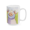Cute Pastel Piglet Ceramic Mug