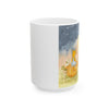 Halloween Cat Pumpkin Mug — Whimsical Autumn Night Ceramic Coffee Cup (11oz, 15oz)