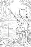Stanley The Farm Cat Coloring Book