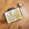 Gardening Cat Lunch Bag – Cute Watercolor Tomato Patch Design