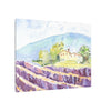 Hills of Provence Canvas Print, Home Decor, Wall Art, Gift, Floral Art