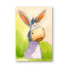 Whimsical Donkey Watercolor Print — Matted or Framed