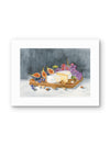Favorite Charcuterie Watercolor Print by Claudia Buchanan