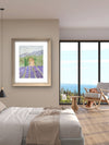 France in Bloom – Lavender Fields Watercolor Print by Claudia Buchanan