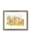 Garden Shed Watercolor Print by Claudia Buchanan