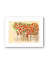 Patio of Color — Vibrant Blooms Watercolor Art Print