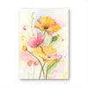 Pink Lemonade Floral Watercolor Print by Claudia Buchanan