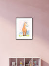 Happy Pony Whimsical Watercolor Print