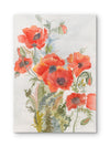 Red Poppies Bouquet — Watercolor Floral Art Print